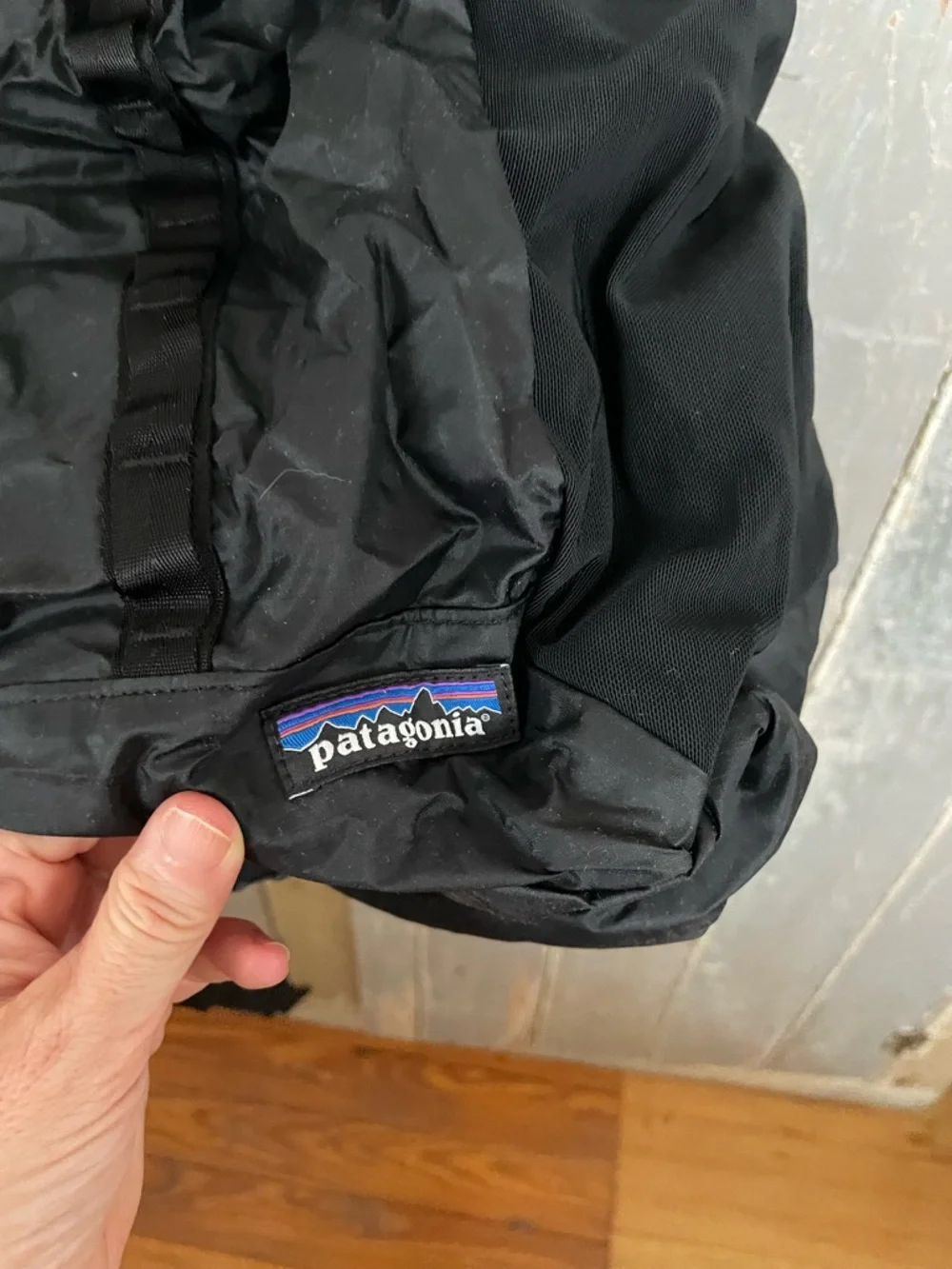 Patagonia Black Ultralight Packable 20L Backpack